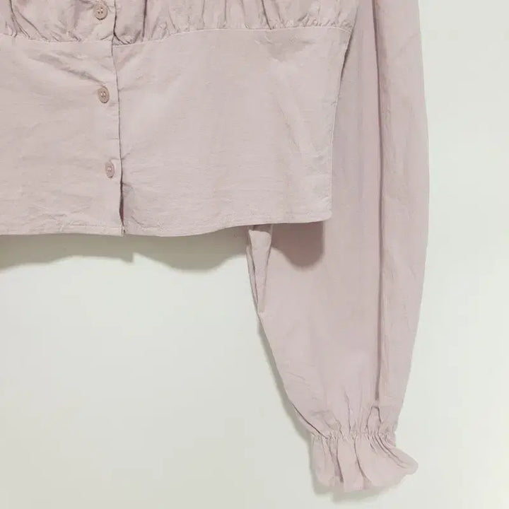 [BUNJANG] Twee Crop Blouse / 트위 크롭 블라우스 F_M0330