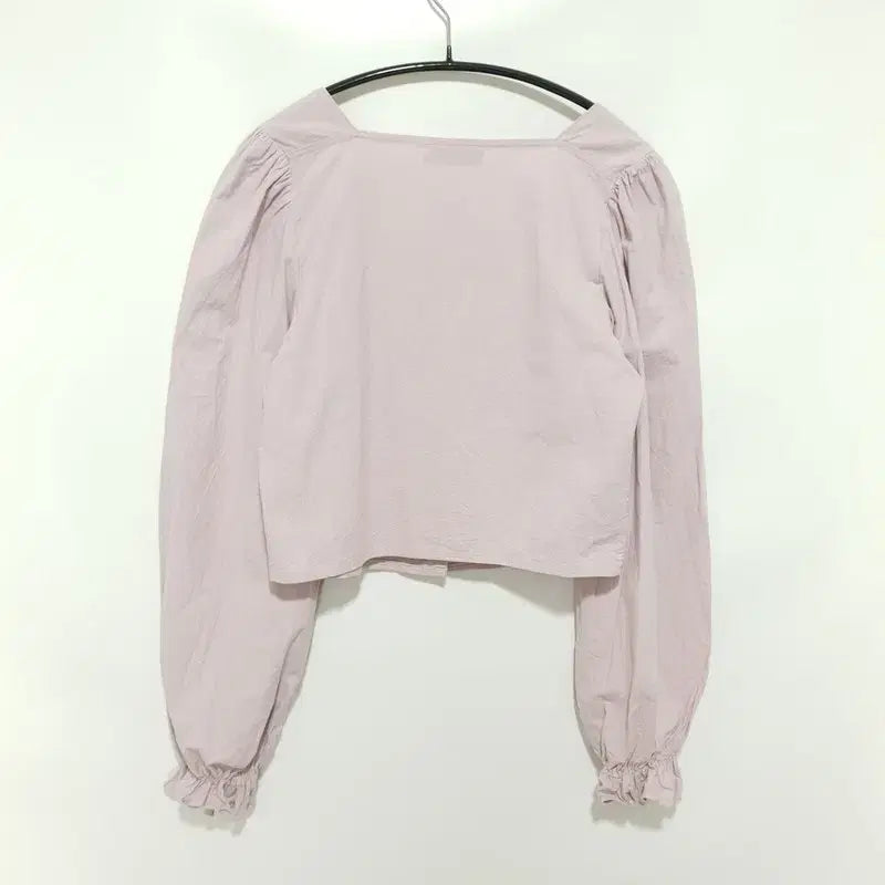 [BUNJANG] Twee Crop Blouse / 트위 크롭 블라우스 F_M0330