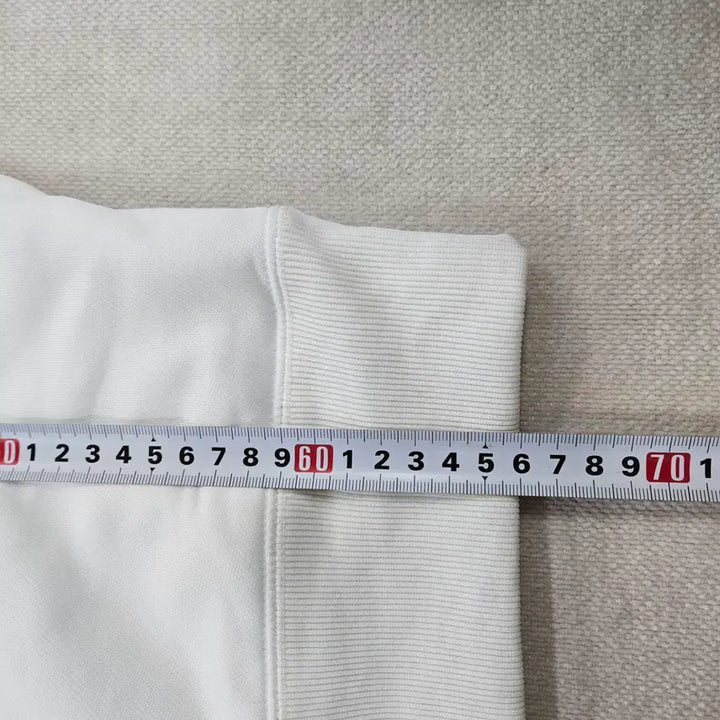 [BUNJANG] Adidas Big Logo Ivory Sweatshirt / [M] 아디다스 빅로고 아이보리 맨투맨 0115YH1