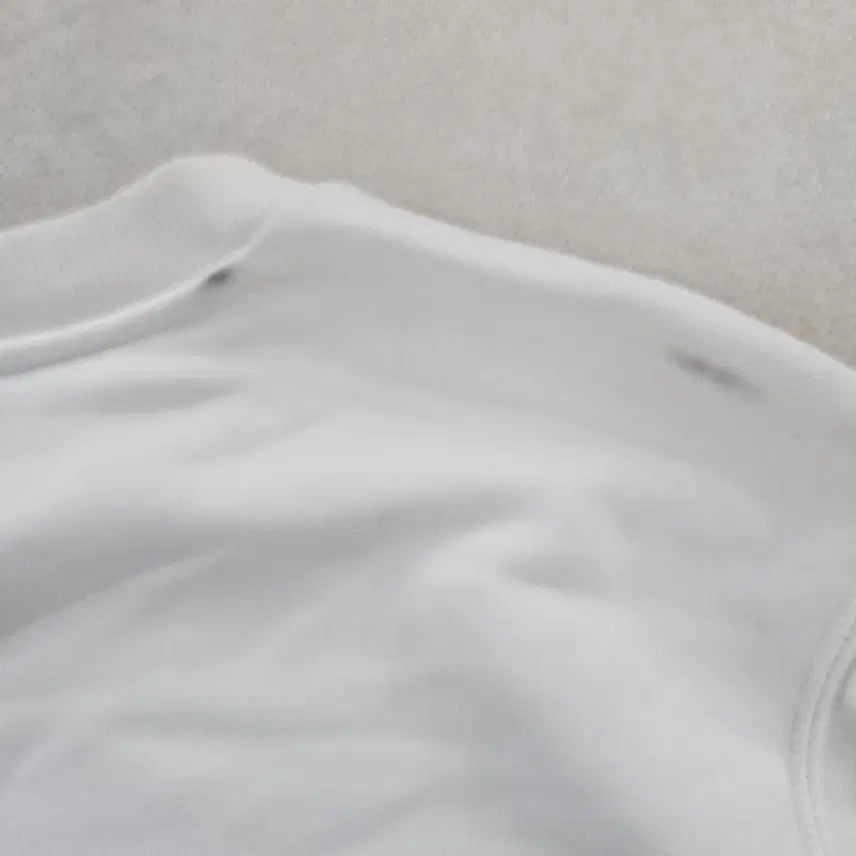 [BUNJANG] Adidas Big Logo Ivory Sweatshirt / [M] 아디다스 빅로고 아이보리 맨투맨 0115YH1