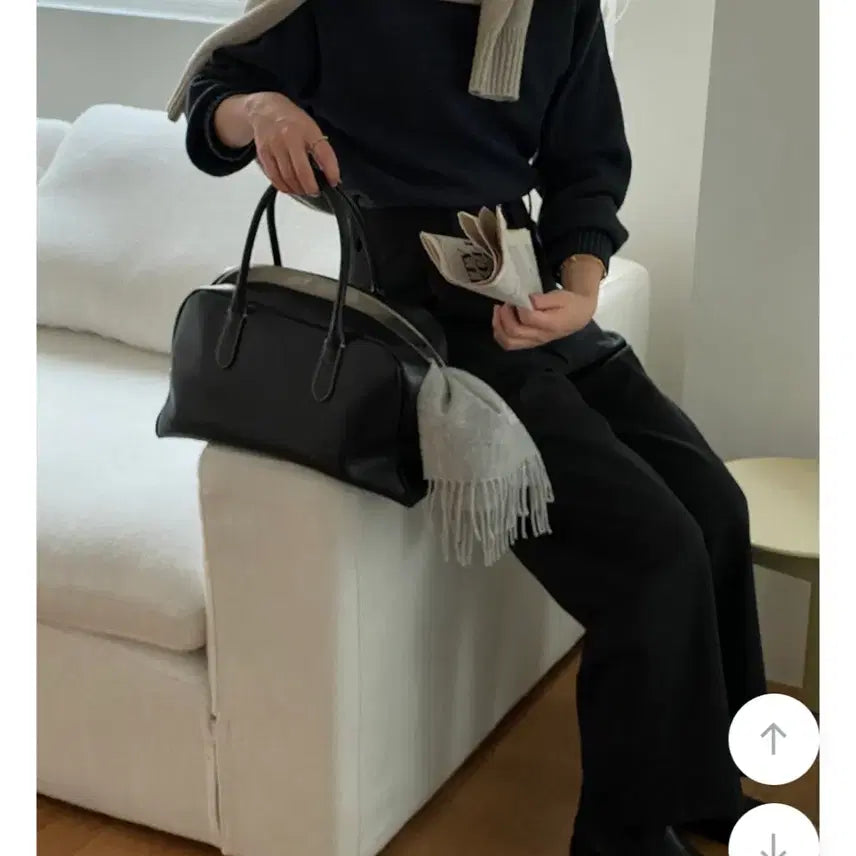 [BUNJANG] Kinda Beige Wool Slacks Charcoal S / 킨다베이지 울 슬랙스 차콜 S