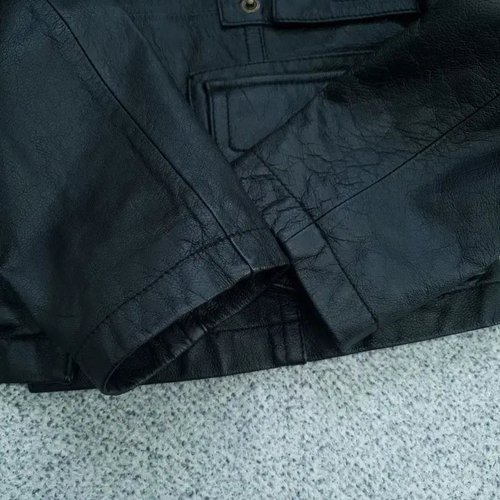 [BUNJANG] Vintage Leather Jacket / [66] 빈티지 양가죽 자켓
