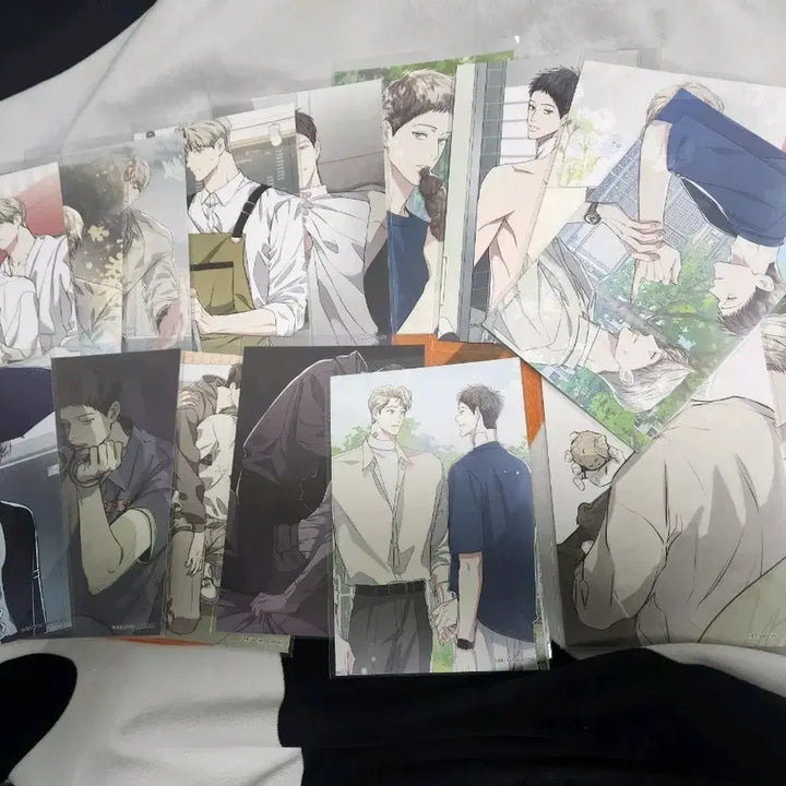 [BUNJANG] Mofun Webtoon Kolka Postcard Set / 공과 사는 구분해 공사구 모펀 콜카 엽서 16종 프박사진 3장 포함