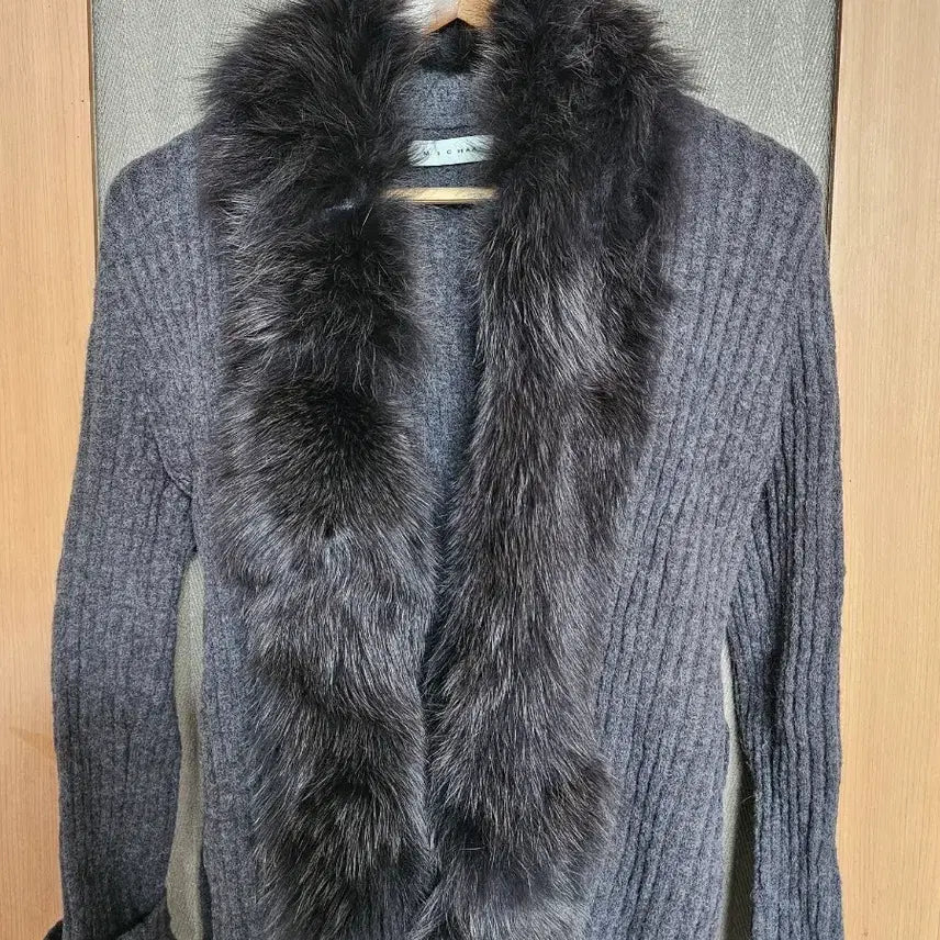 [BUNJANG] MICHAA Fox Fur Knit Cardigan &amp; Knit Long Dress / 미샤 폭스 퍼 니트 가디건 85사이즈 새상품,  니트 롱원피스 프리사이즈