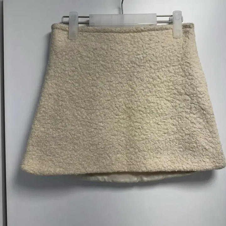 [BUNJANG] Puggle Wool Terry Mini Skirt / 뽀글 울 테리 미니 스커트