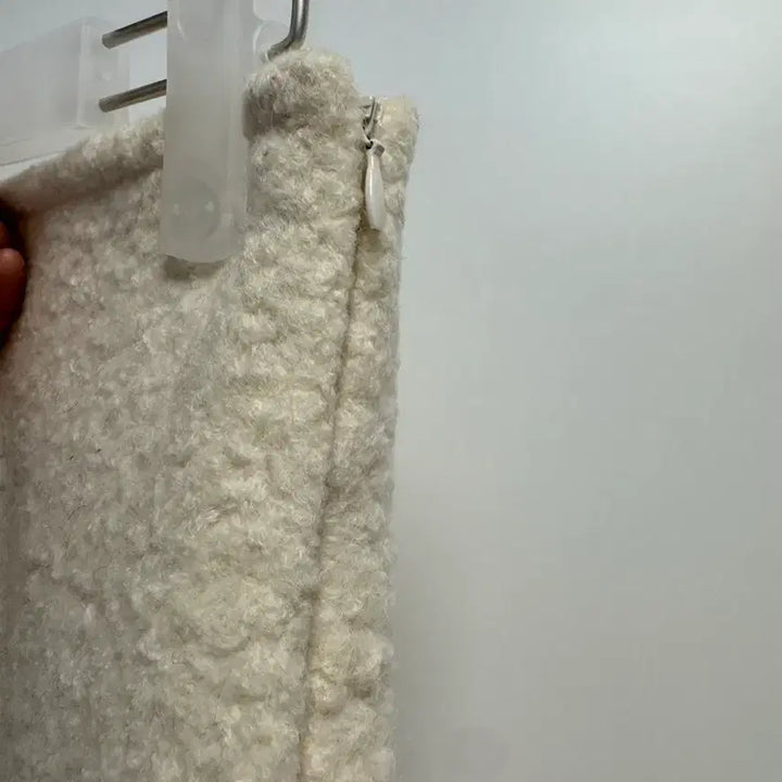 [BUNJANG] Puggle Wool Terry Mini Skirt / 뽀글 울 테리 미니 스커트
