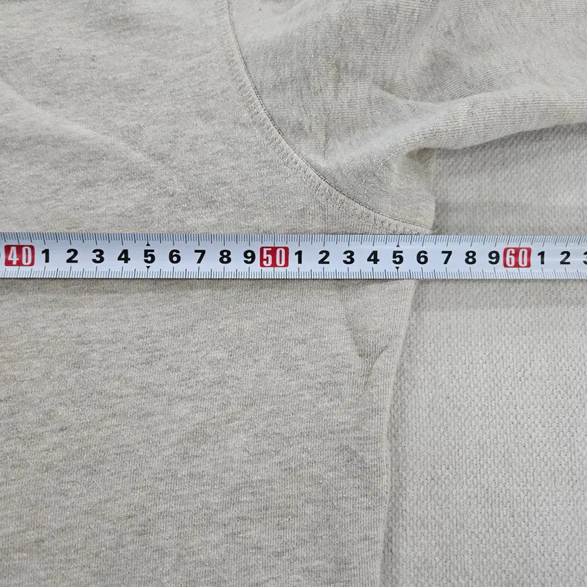 [BUNJANG] Tommy Hilfiger Fleece Beige Small Logo Sweatshirt / [L/G] 타미힐피거 기모 베이지 스몰로고 맨투맨 0115YH1