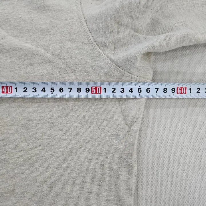 [BUNJANG] Tommy Hilfiger Fleece Beige Small Logo Sweatshirt / [L/G] 타미힐피거 기모 베이지 스몰로고 맨투맨 0115YH1