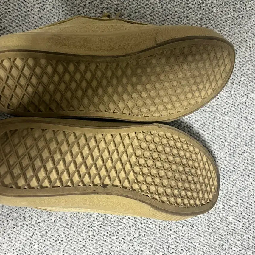 [BUNJANG] Vans Carverrow Sand Beige Sneakers / 반스 카버로우 샌드 베이지 260