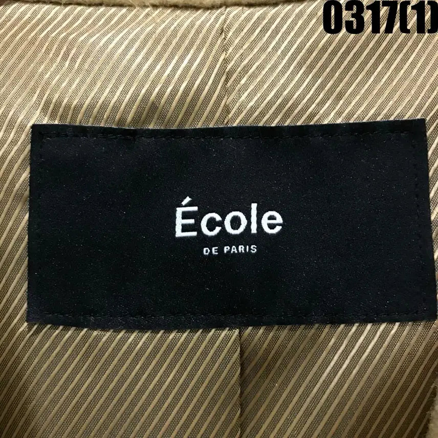 [SOLD OUT] Ecole 캐시미어 혼방 코트 베이지 s