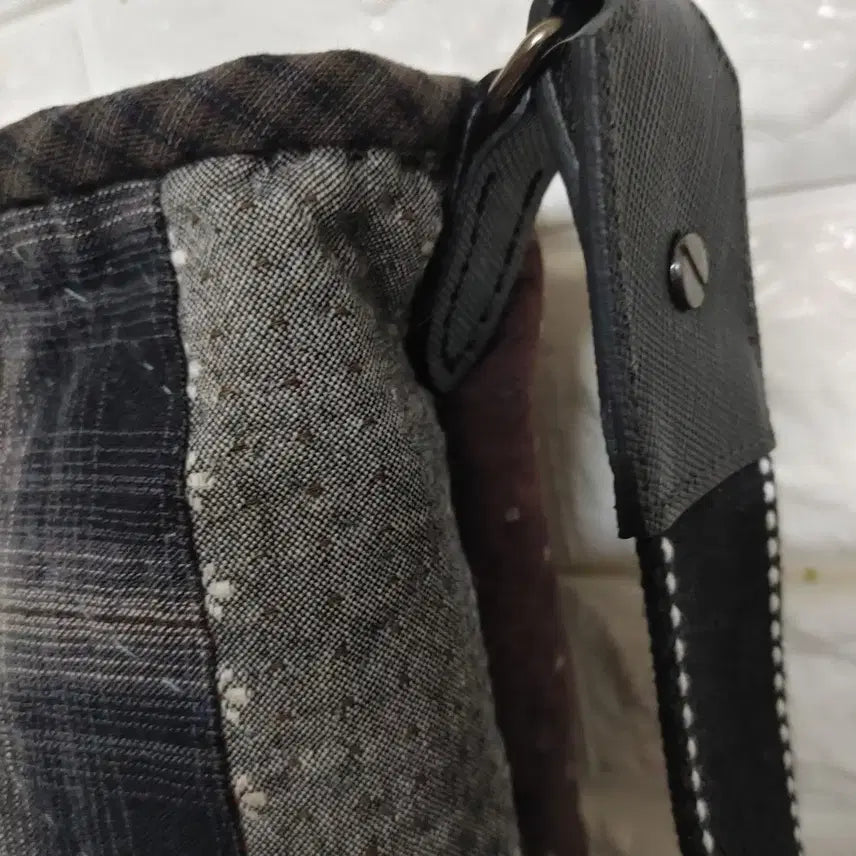 [BUNJANG] Handmade Patchwork Quilted Crossbody Bag / 핸드메이드 퀼트 크로스가방
