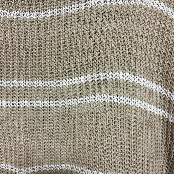 [BUNJANG] Loose Fit Striped Crop Knit Top / 최저가) 스트라이프 루즈핏 크롭 니트