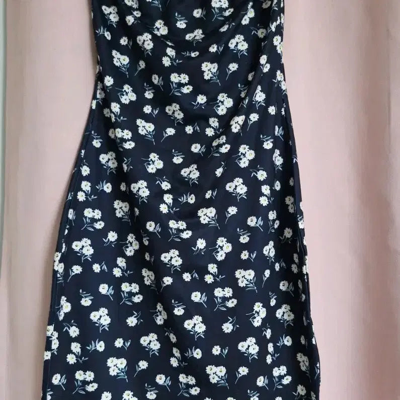 [BUNJANG] Floral Tube Top Mini Dress XS / 꽃무늬 튜브탑 미니 원피스xs