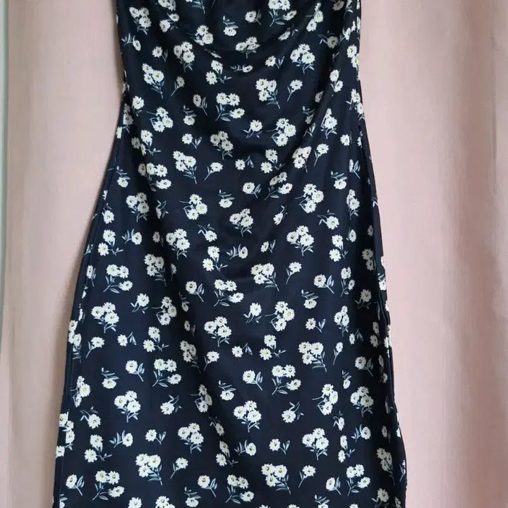 [BUNJANG] Floral Tube Top Mini Dress XS / 꽃무늬 튜브탑 미니 원피스xs