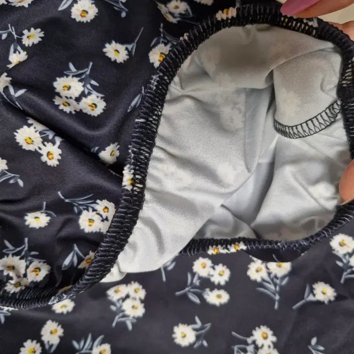 [BUNJANG] Floral Tube Top Mini Dress XS / 꽃무늬 튜브탑 미니 원피스xs