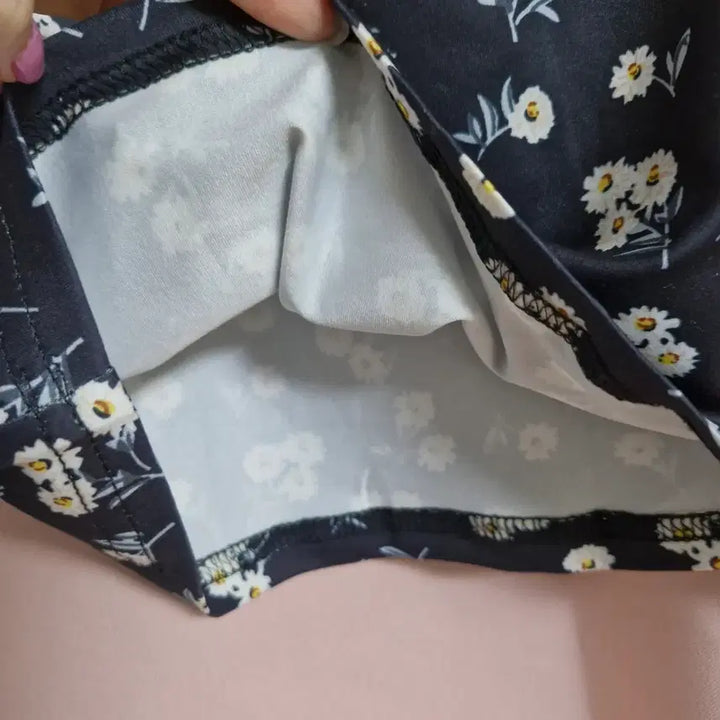 [BUNJANG] Floral Tube Top Mini Dress XS / 꽃무늬 튜브탑 미니 원피스xs