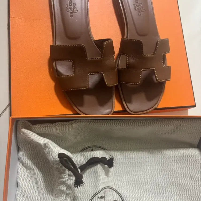 [BUNJANG] Hermes Oran Slippers Size 36 / 정품 에르메스 오란 슬리퍼(36)230