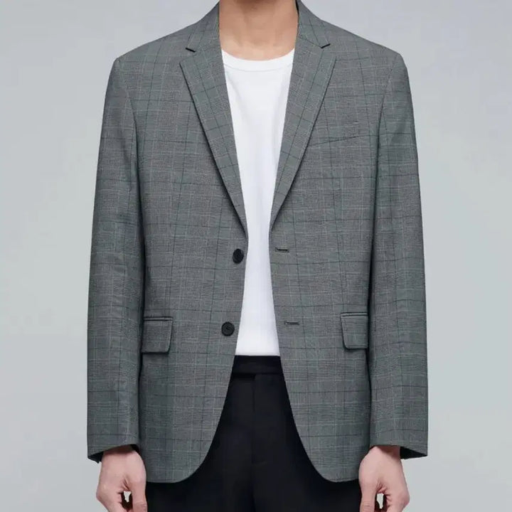 [BUNJANG] Musinsa Standard Glen Check Basic Blazer L / 무신사 스탠다드) 글랜 체크 베이식 블레이저 L