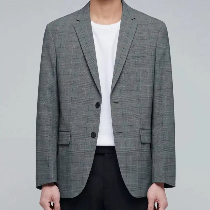 [BUNJANG] Musinsa Standard Glen Check Basic Blazer L / 무신사 스탠다드) 글랜 체크 베이식 블레이저 L