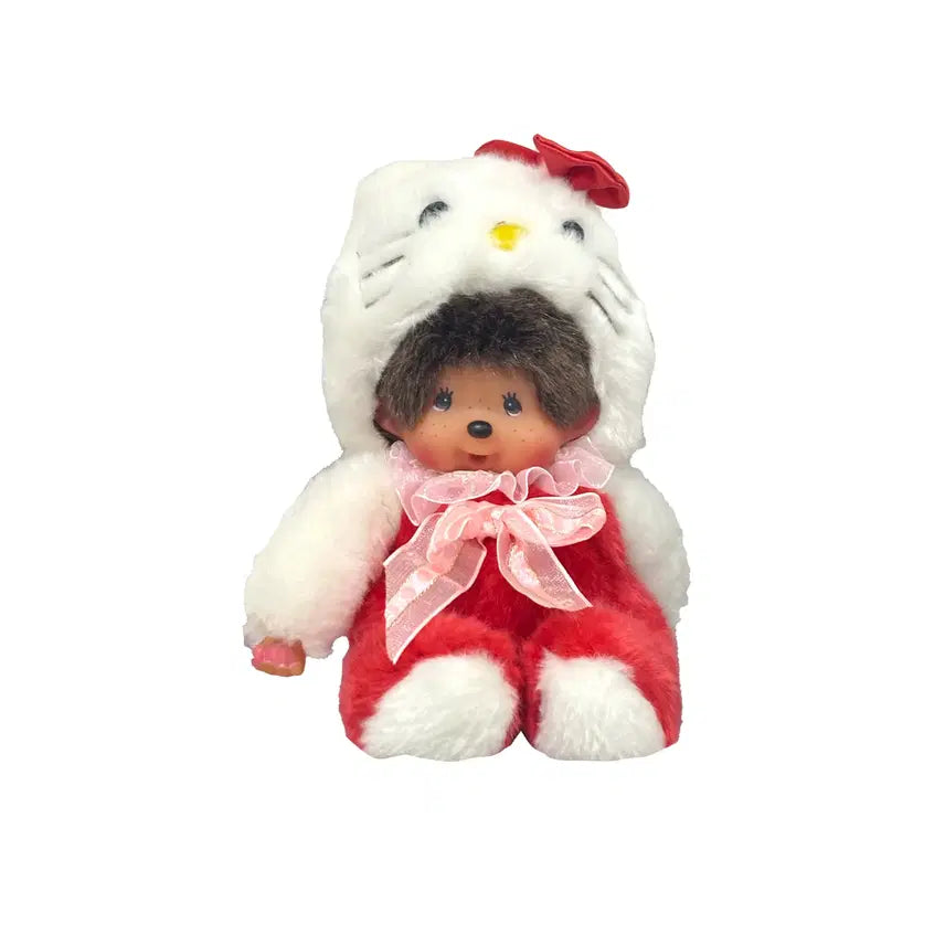 [BUNJANG] Sanrio Hello Kitty Monchhichi Collaboration Doll / (희귀템) 산리오 키티 몬치치 콜라보 인형