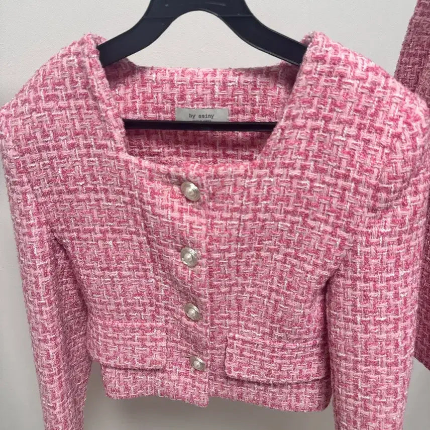[BUNJANG] By Cienny Matilda Tweed Jacket (Pink) / *마지막가격내림*바이씨니 마틸다트위드자켓 (핑크)