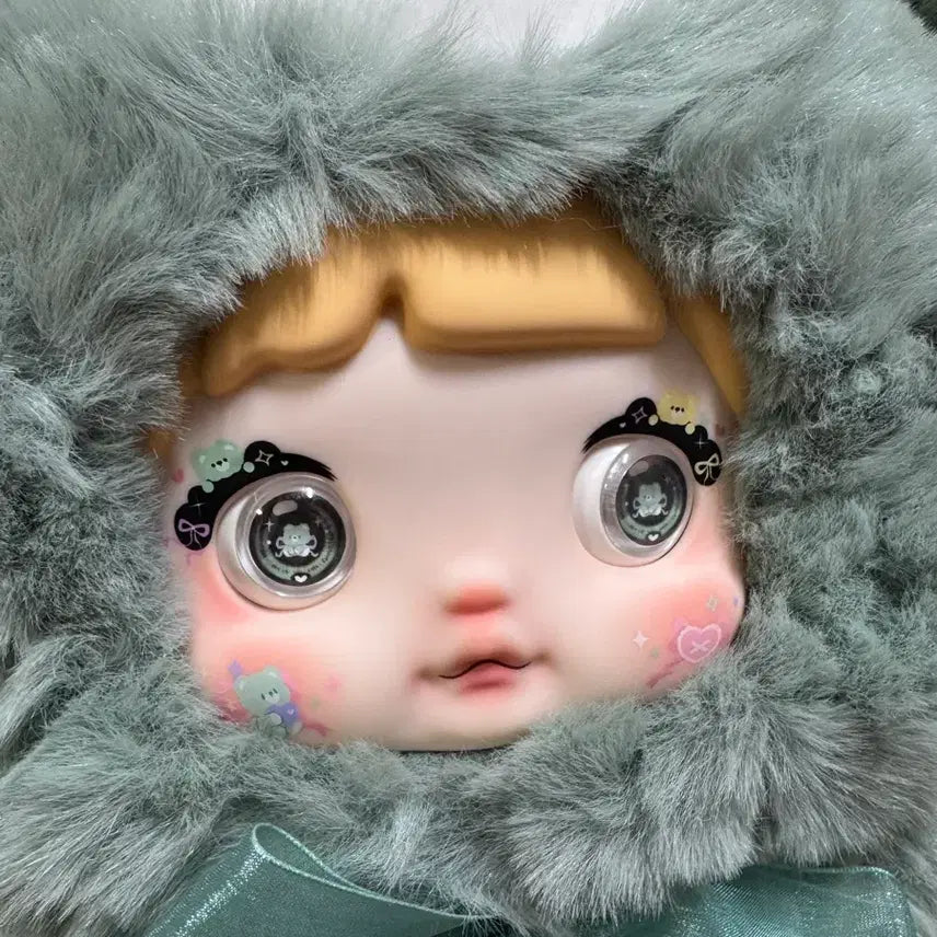 [BUNJANG] Nomi Good Night Bear 400 Turquoise Figure / 노미 굿나잇베어 400 청록색