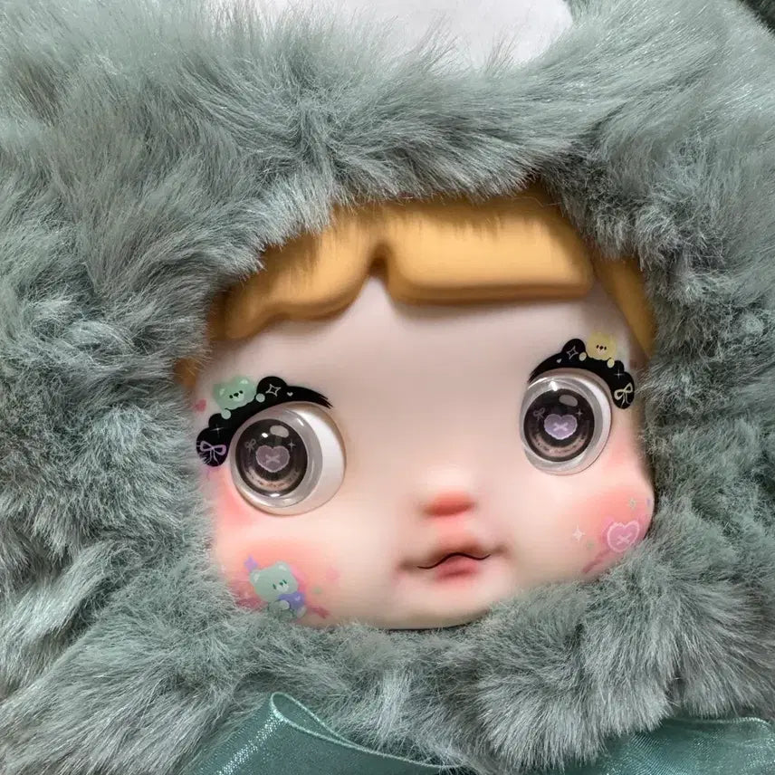 [BUNJANG] Nomi Good Night Bear 400 Turquoise Figure / 노미 굿나잇베어 400 청록색