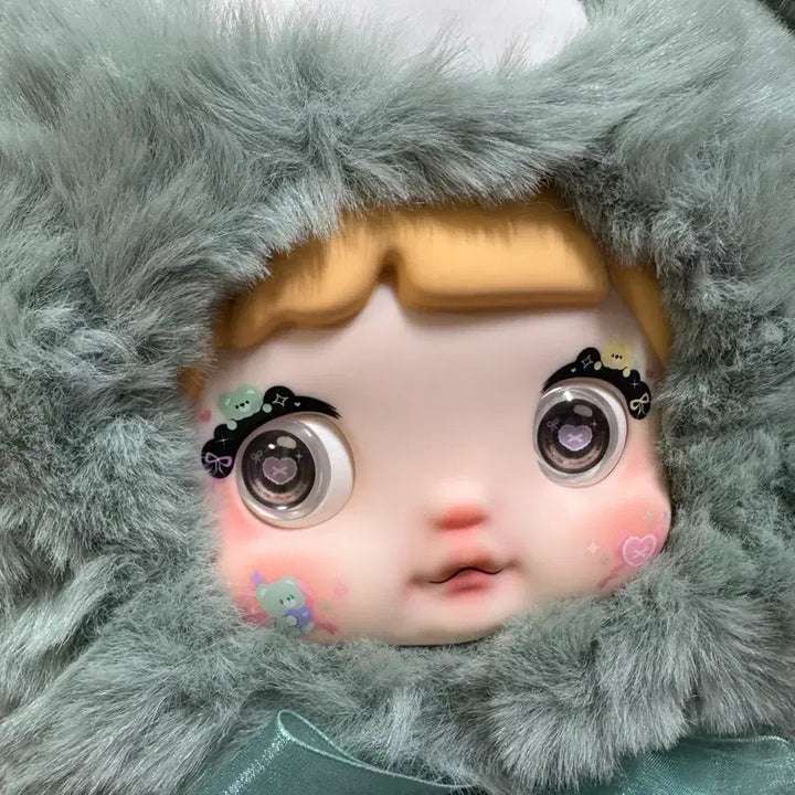 [BUNJANG] Nomi Good Night Bear 400 Turquoise Figure / 노미 굿나잇베어 400 청록색