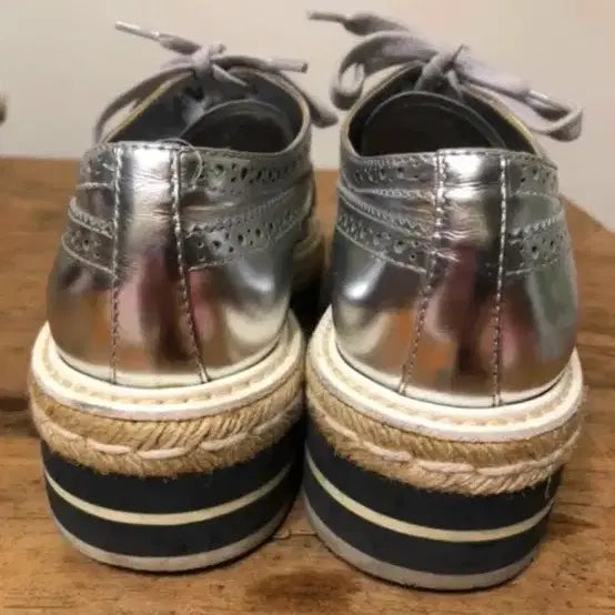 [BUNJANG] Prada Silver Loafers / 프라다 실버 로퍼