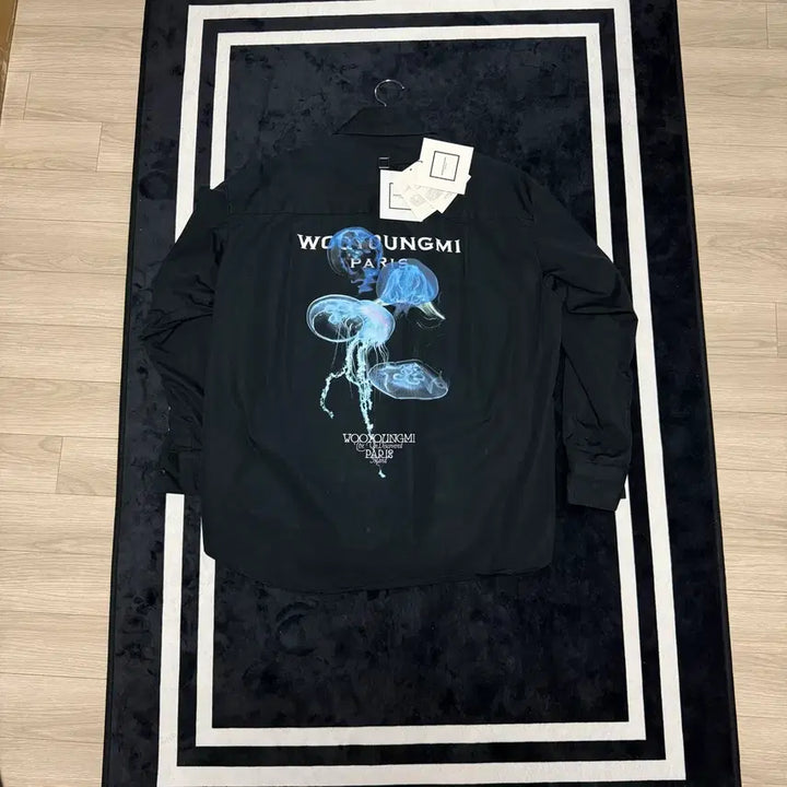 [BUNJANG] Wooyoungmi Jellyfish Back Logo Shirt / [48/택포/옷걸이,택포함] 우영미 야광 젤리피쉬 백로고 셔츠