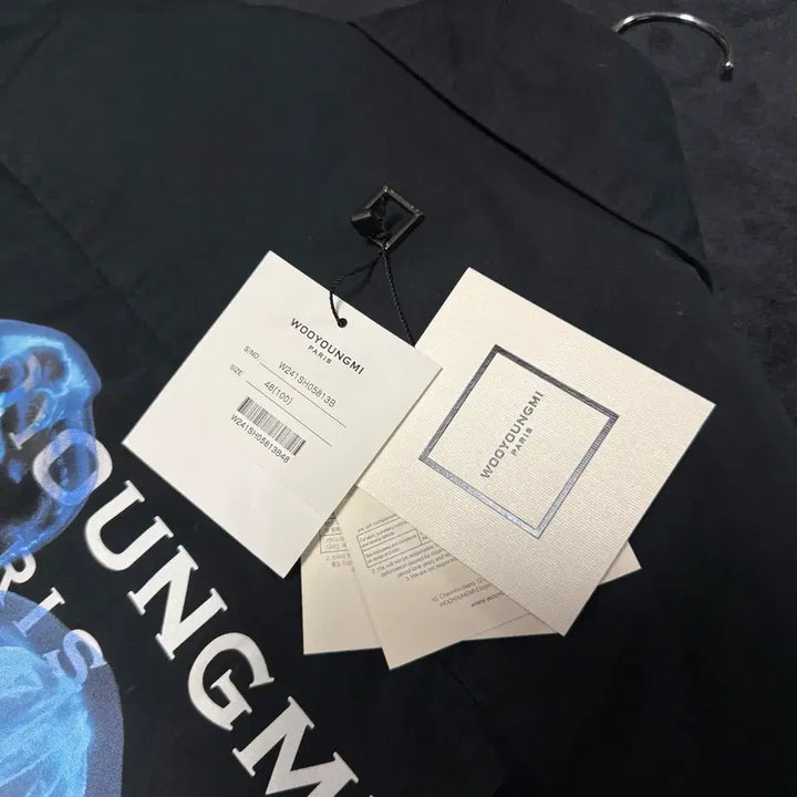 [BUNJANG] Wooyoungmi Jellyfish Back Logo Shirt / [48/택포/옷걸이,택포함] 우영미 야광 젤리피쉬 백로고 셔츠