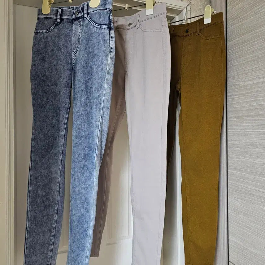 [BUNJANG] Uniqlo Bending Leggings Pants (3-Piece Set) / 유니클로 밴딩 레깅스 팬츠 3종 S사이즈
