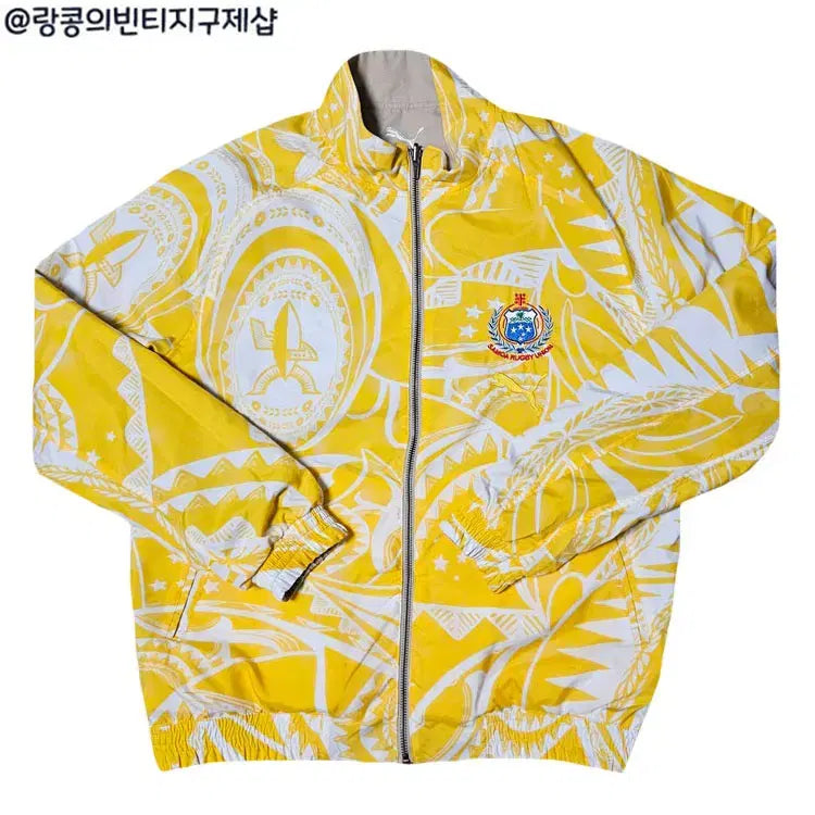 [BUNJANG] Puma Samoa Rugby Union Reversible Windbreaker Jacket / 푸마 올드스쿨 빈티지 사모아 럭비 유니온 양면 바람막이 자켓