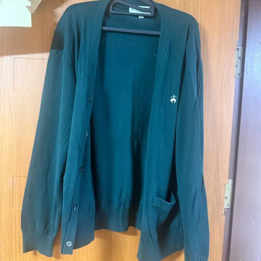 [BUNJANG] Brooks Brothers Dark Green Cardigan L / 브룩스브라더스 다크그린 가디건 L