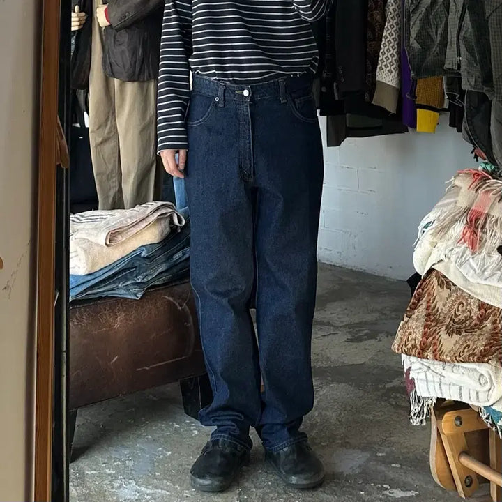 [BUNJANG] BOBSON Denim Pants / (착용컷) 80~90&