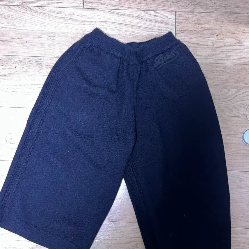 [BUNJANG] Bad Blood Black Wool 7-Part Pants / Bad Blood 배드블러드 블랙 울 7부 팬츠
