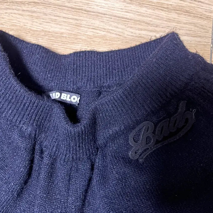 [BUNJANG] Bad Blood Black Wool 7-Part Pants / Bad Blood 배드블러드 블랙 울 7부 팬츠