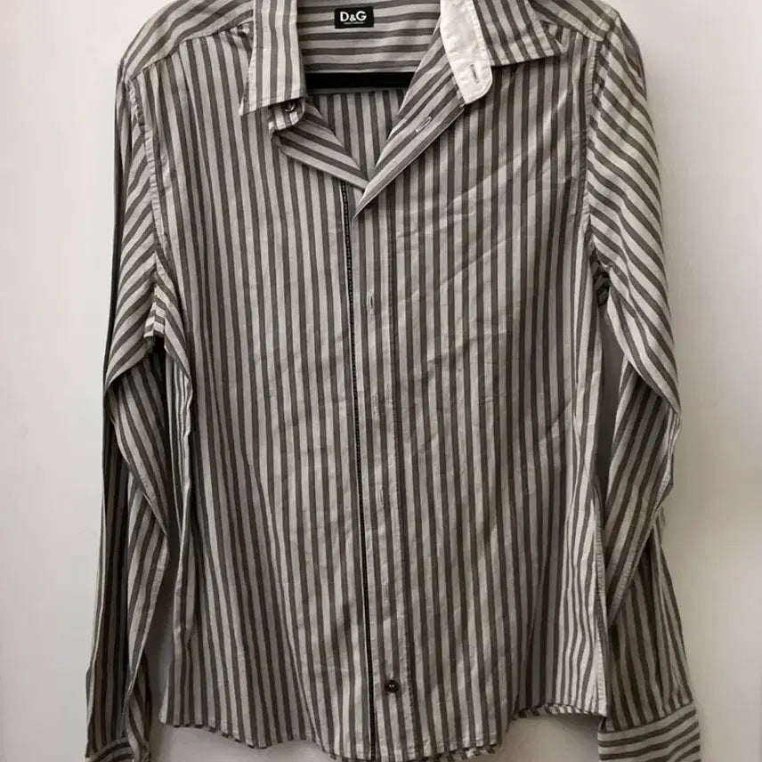 [BUNJANG] D&amp;G Stripe Shirt / 2010s D&amp;G 세컨라인 스트라이프 셔츠 50