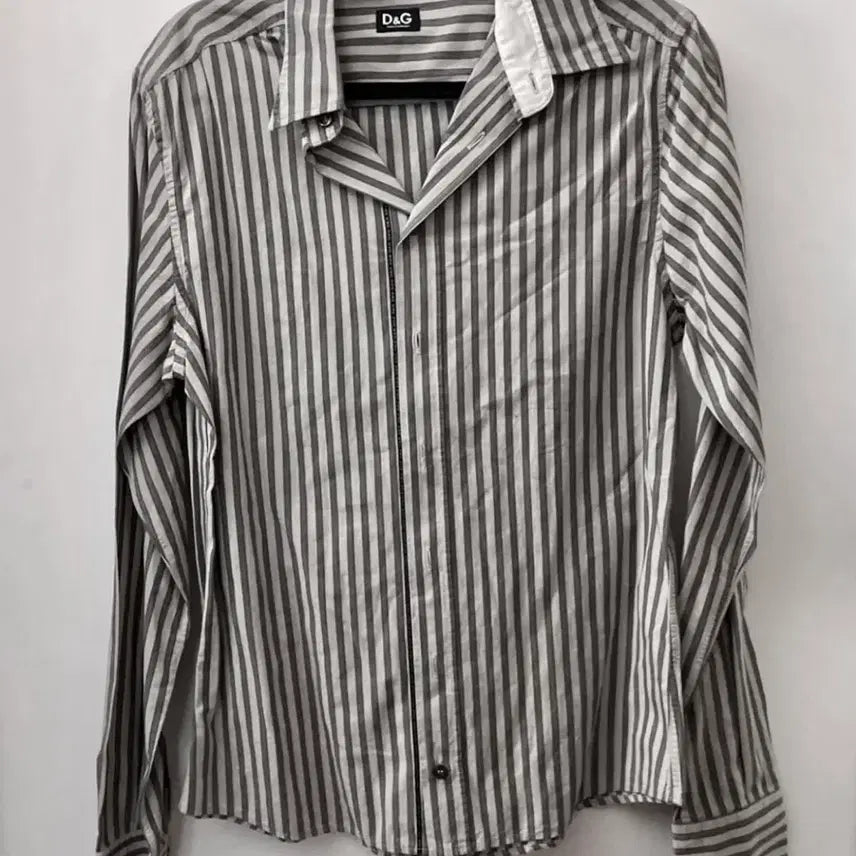 [BUNJANG] D&amp;G Stripe Shirt / 2010s D&amp;G 세컨라인 스트라이프 셔츠 50