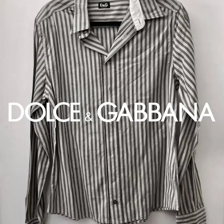 [BUNJANG] D&amp;G Stripe Shirt / 2010s D&amp;G 세컨라인 스트라이프 셔츠 50