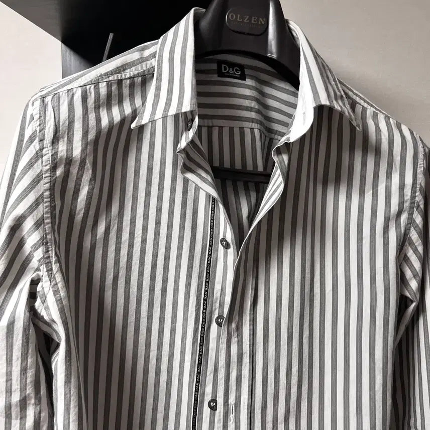 [BUNJANG] D&amp;G Stripe Shirt / 2010s D&amp;G 세컨라인 스트라이프 셔츠 50