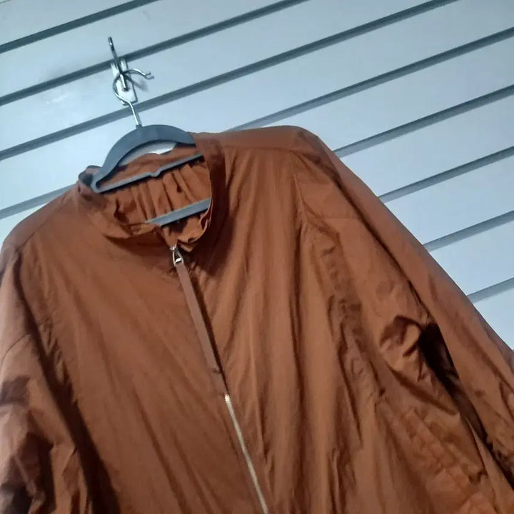 [BUNJANG] Wardrobe Styling Brown Lightweight Zip-up Jacket / 여성 브라운 가벼운 집업점퍼/77/옷장꾸미기