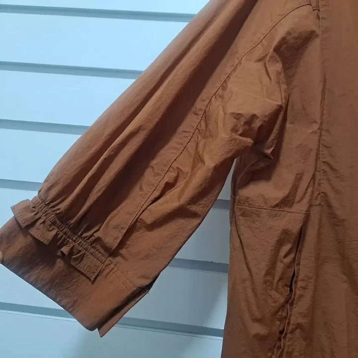 [BUNJANG] Wardrobe Styling Brown Lightweight Zip-up Jacket / 여성 브라운 가벼운 집업점퍼/77/옷장꾸미기