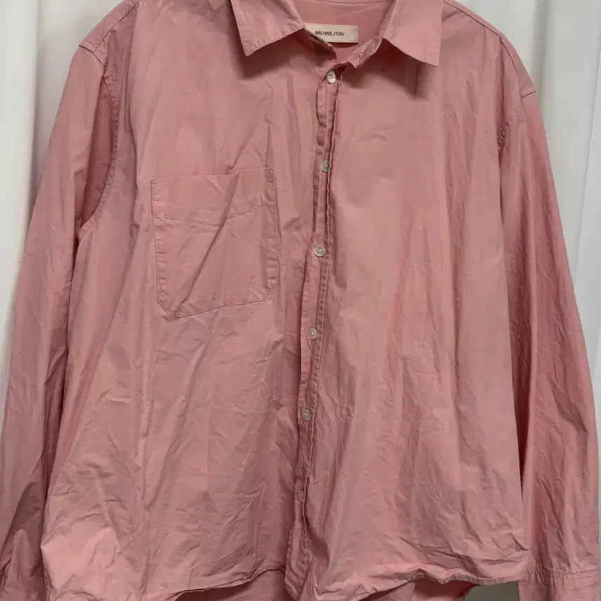 [BUNJANG] ARCHIVE JTOU Pink Shirt / 아카이브제이투유 핑크 셔츠