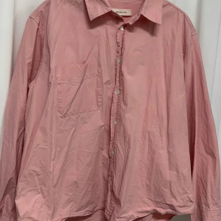 [BUNJANG] ARCHIVE JTOU Pink Shirt / 아카이브제이투유 핑크 셔츠