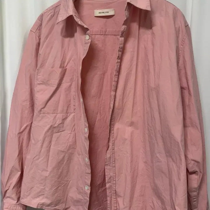[BUNJANG] ARCHIVE JTOU Pink Shirt / 아카이브제이투유 핑크 셔츠