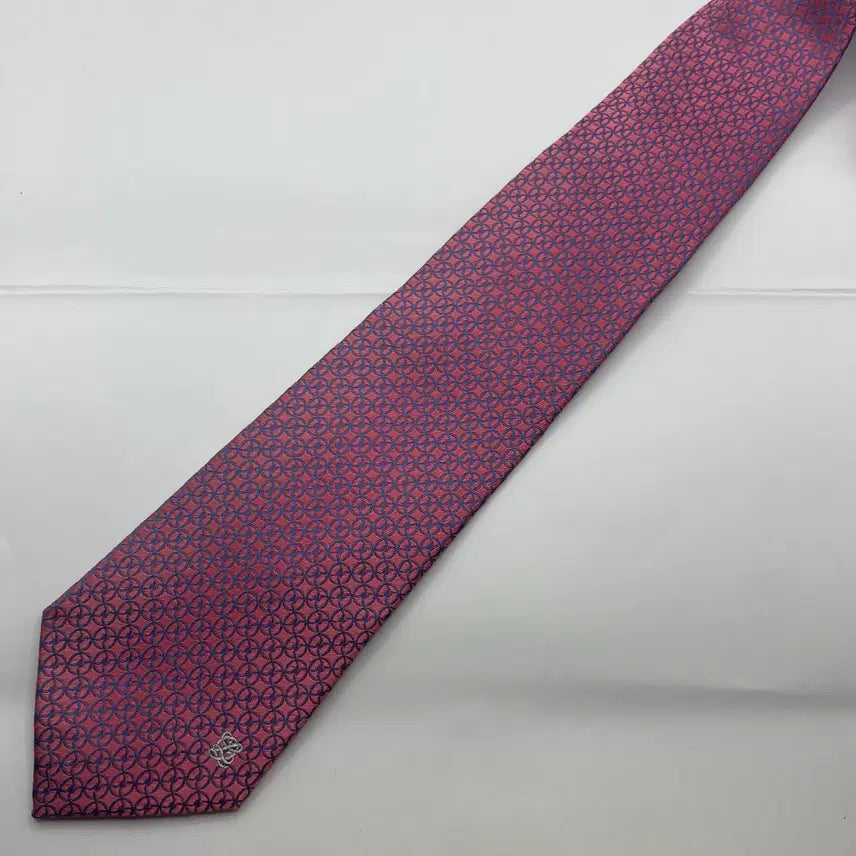 [BUNJANG] Louis Quatorze Patterned Tie (Unused) / 루이까또즈 패턴 넥타이 미사용