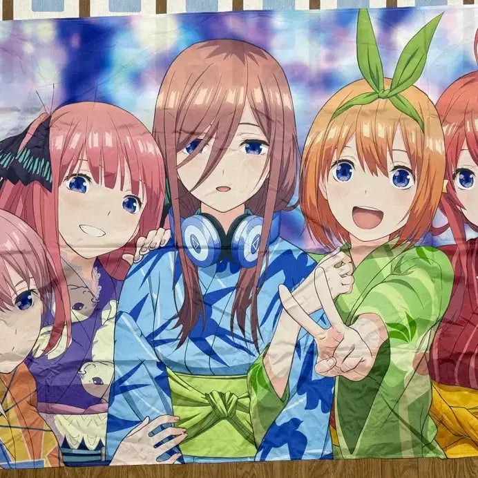 [BUNJANG] The Quintessential Quintuplets Large Wall Scroll / 5등분의 신부 대형 브로마이드 천