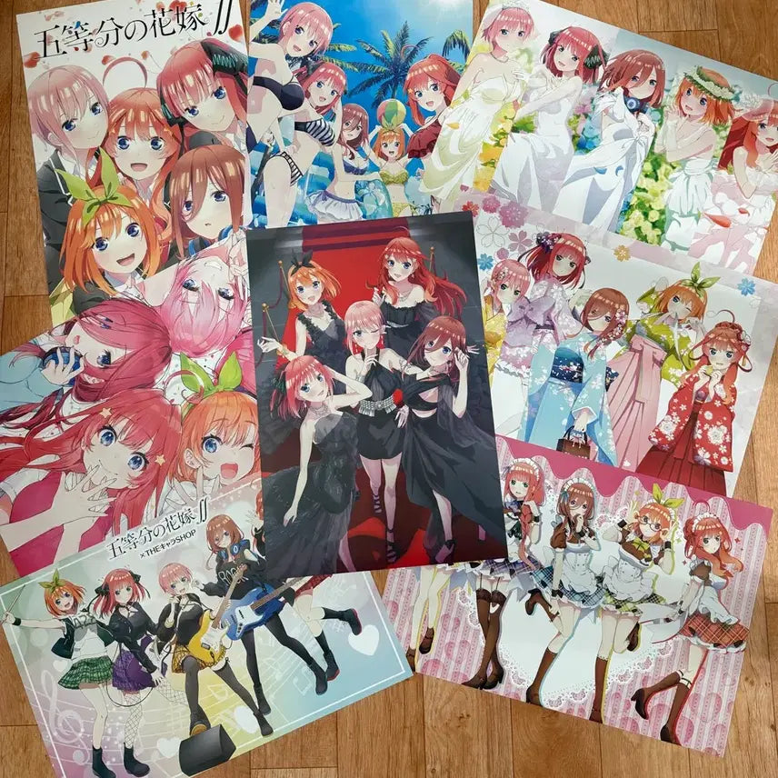 [BUNJANG] The Quintessential Quintuplets A3 Poster Set / 5등분의 신부 A3 포스터 세트