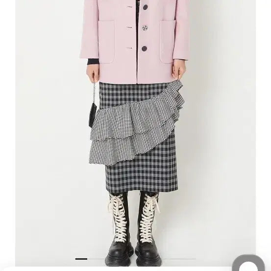 [BUNJANG] Lucky Chouette Wool Blend Outer Pocket Jacket / 럭키슈에뜨 아웃포켓 울 자켓